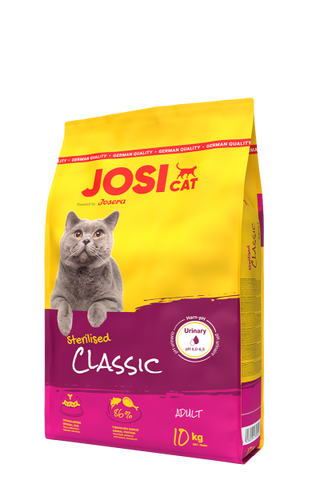 JosiCat Sterilised Classic JOSICAT STERILISED CLASSIC: SACK 10 KG